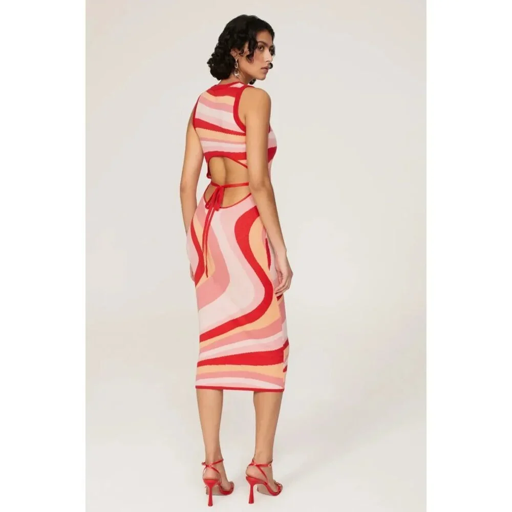 Louna Swirl Backless knit Dress - Picture 2 of 2